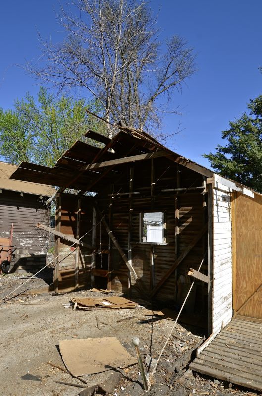 Disassembly of Wooden Carport